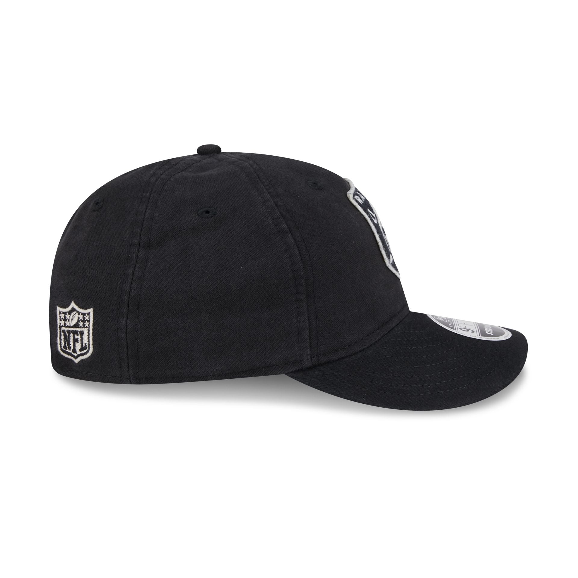 Las Vegas Raiders Canvas Felt Retro Crown 9FIFTY Strapback Hat