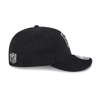 Las Vegas Raiders Canvas Felt Retro Crown 9FIFTY Strapback Hat