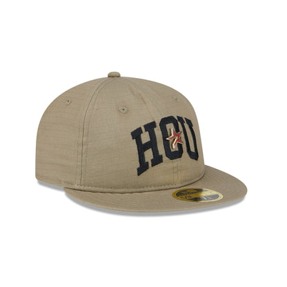 Houston Astros Logo Pin Retro Crown 59FIFTY Fitted Hat