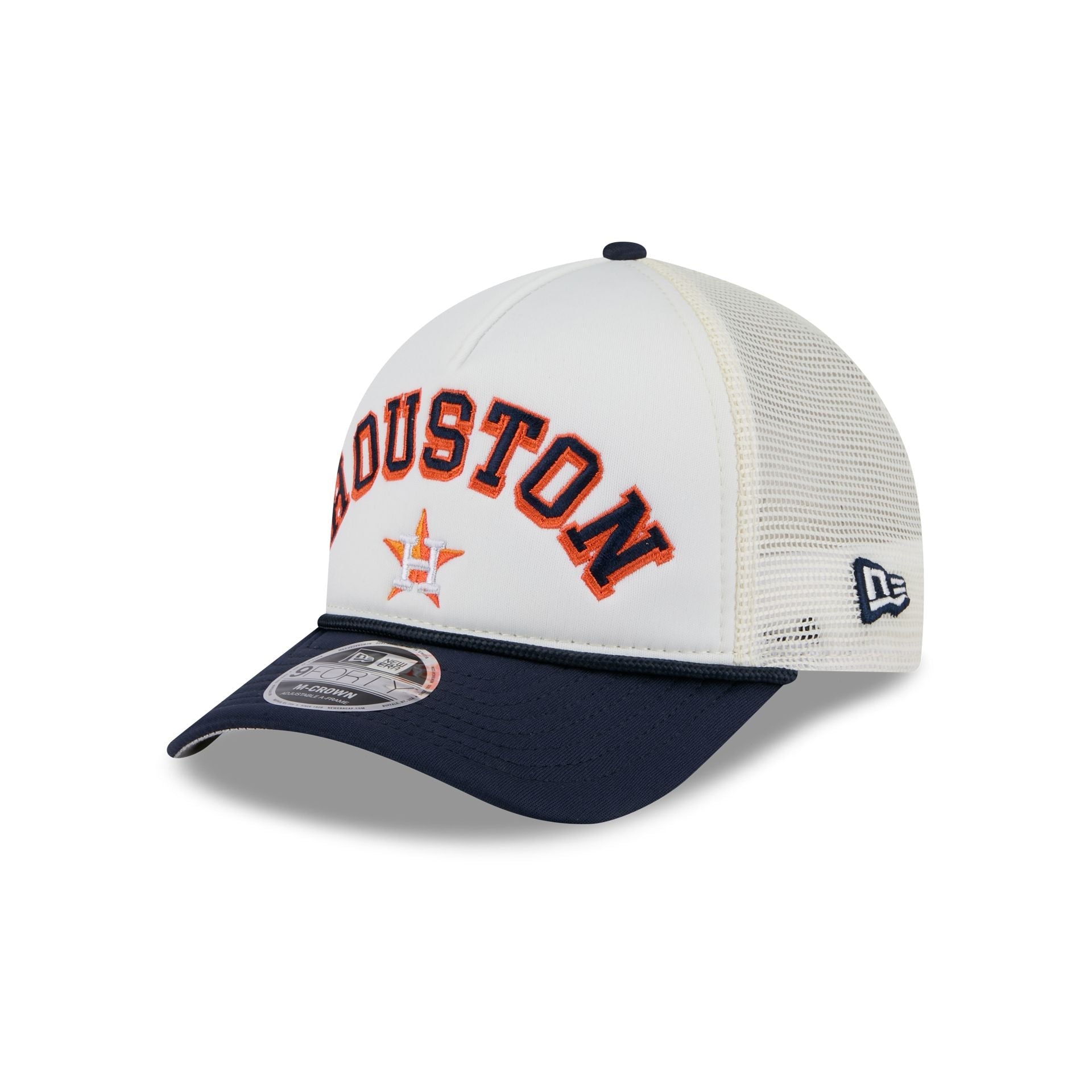 Houston Astros Chrome Arch 9FORTY M-Crown A-Frame Trucker Hat