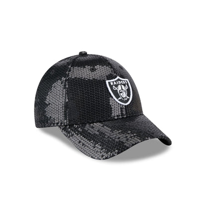 Las Vegas Raiders Sequin Women's 9FORTY Adjustable Hat
