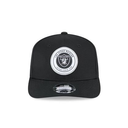Las Vegas Raiders Circle Patch 9SEVENTY Stretch-Snap Hat