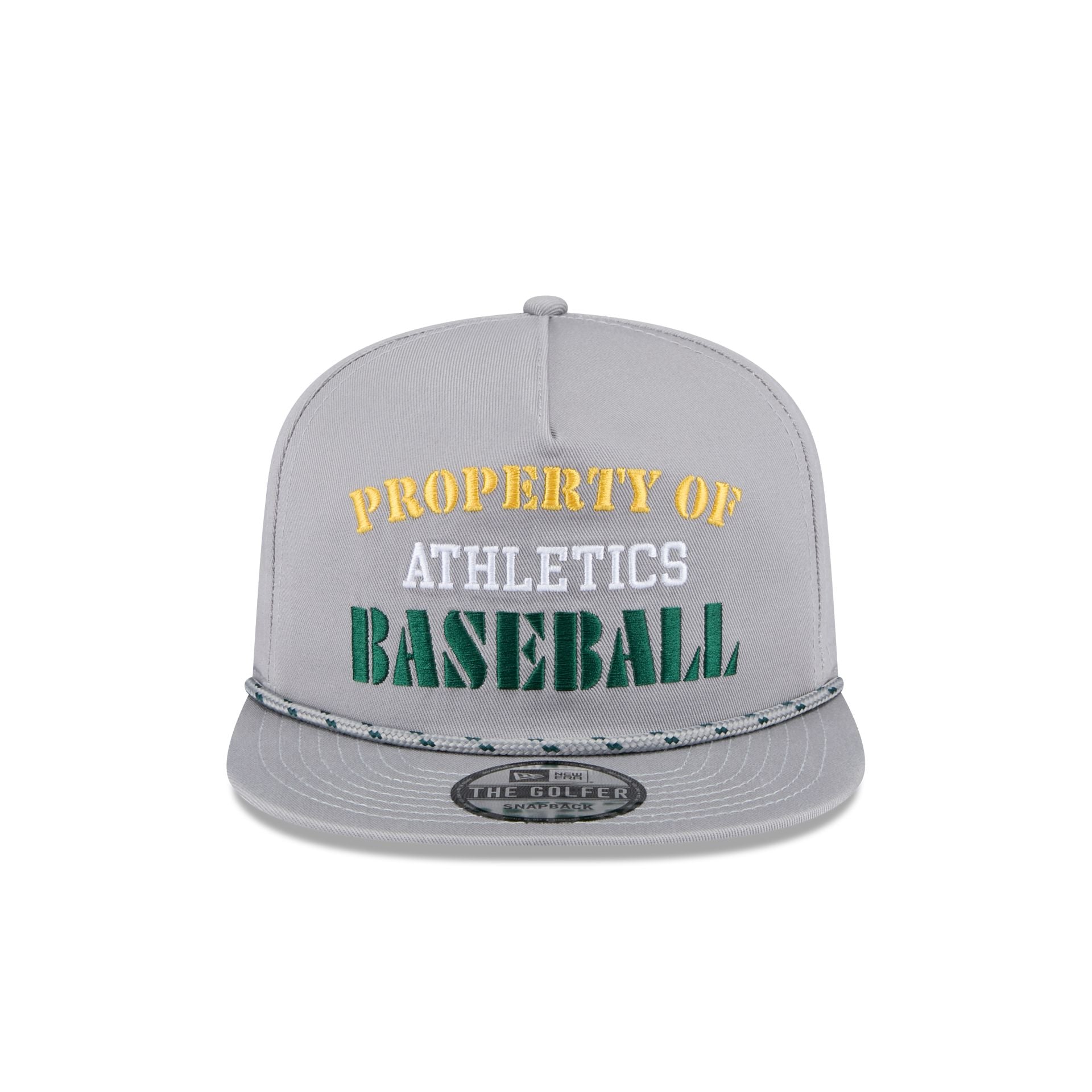 Athletics Vintage Gray Rope Golfer Hat