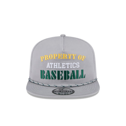 Athletics Vintage Gray Rope Golfer Hat