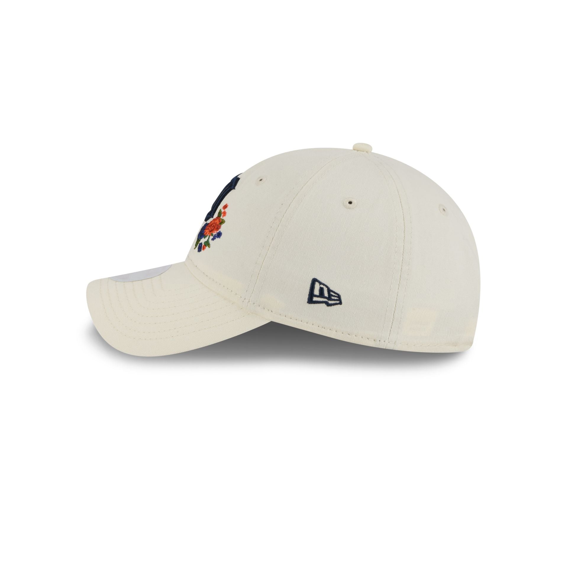 Detroit Tigers Women's Floral Stitch 9TWENTY Adjustable Hat