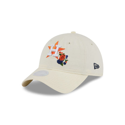 Houston Astros Women's Floral Stitch 9TWENTY Adjustable Hat