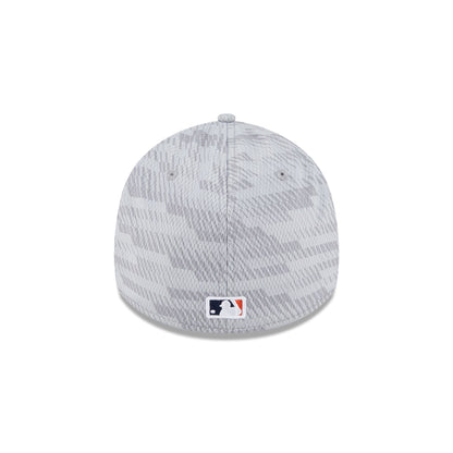 Houston Astros 2025 Clubhouse Gray 39THIRTY Stretch Fit