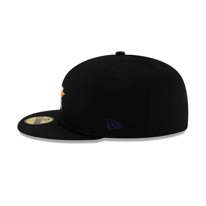 Houston Astros 2025 Clubhouse Black 59FIFTY Fitted Hat