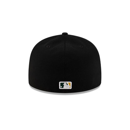 Athletics 2025 Clubhouse Black 59FIFTY Fitted Hat