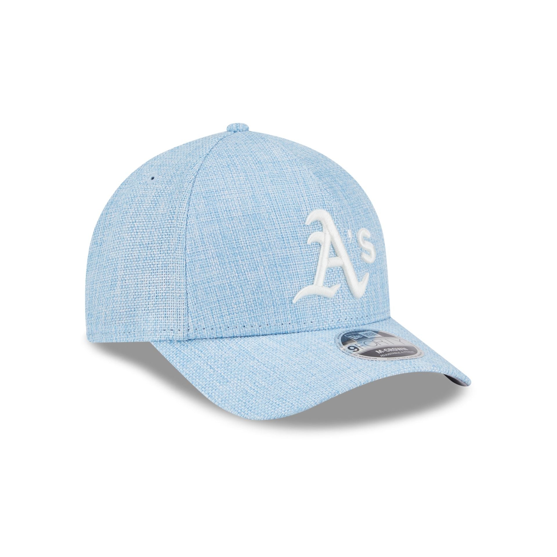 Athletics Cotton Weaver Blue 9FORTY M-Crown A-Frame Snapback Hat
