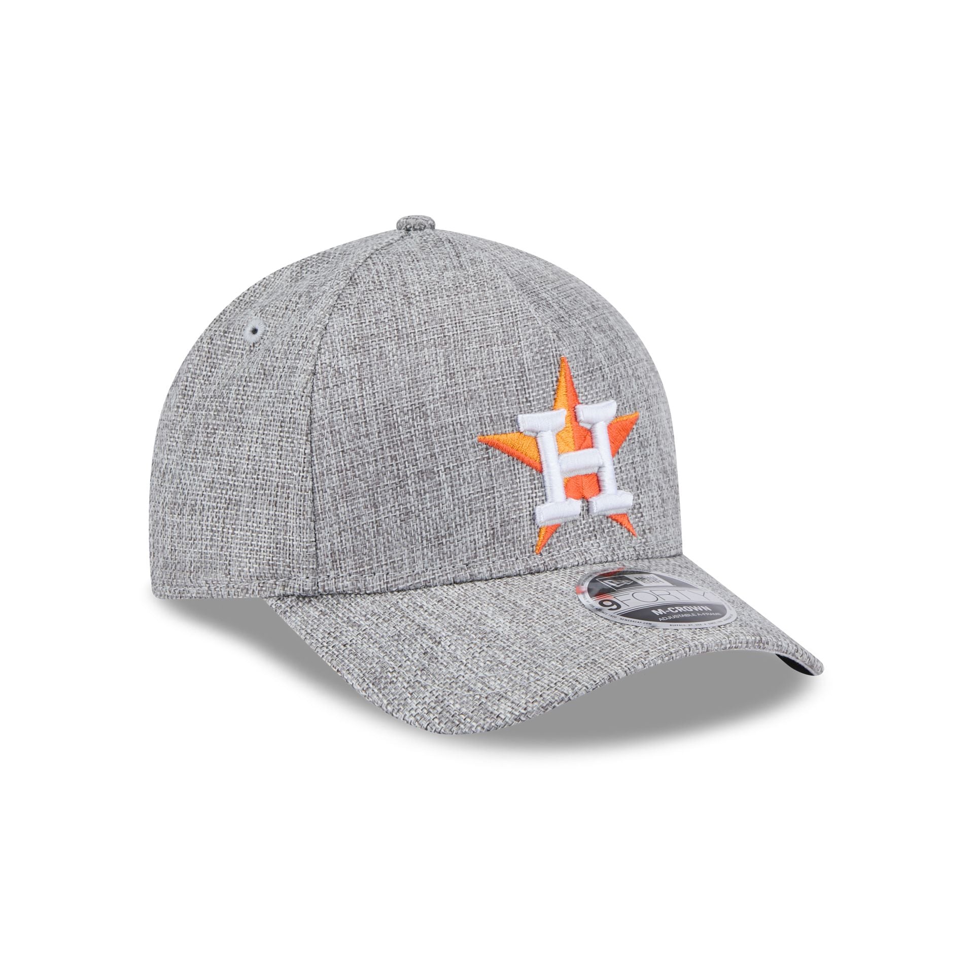 Houston Astros Cotton Weave Gray 9FORTY M-Crown A-Frame Snapback Hat