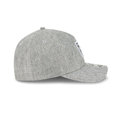 Las Vegas Raiders Cotton Weave Gray 9FORTY M-Crown A-Frame Snapback Hat