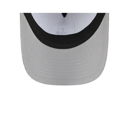 Las Vegas Raiders Cotton Weave Gray 9FORTY M-Crown A-Frame Snapback Hat
