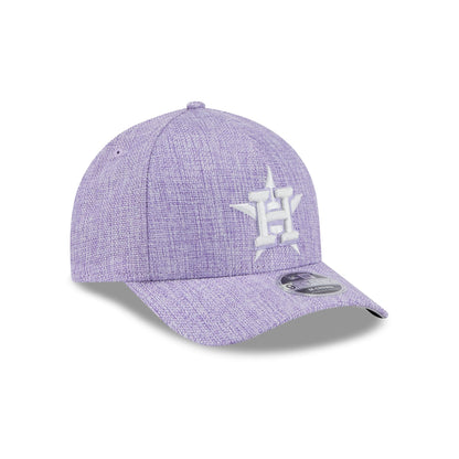 Houston Astros Cotton Weave Purple 9FORTY M-Crown A-Frame Snapback Hat