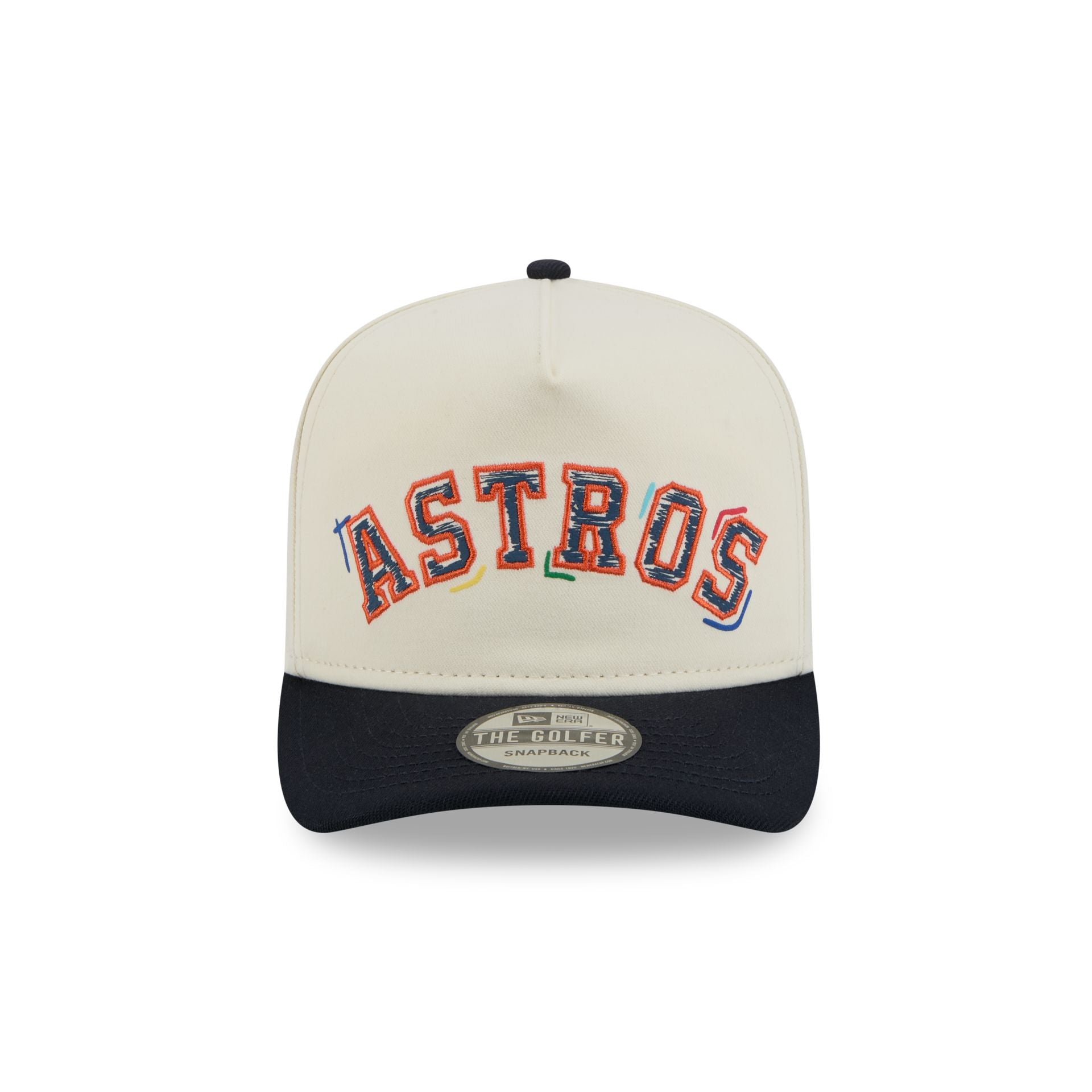 Houston Astros Team Scribble Golfer Hat