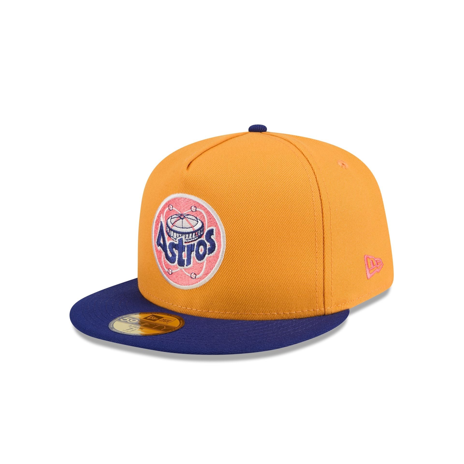 Houston Astros Gold 59FIFTY A-Frame Fitted Hat