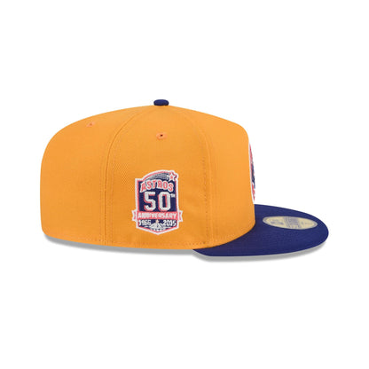 Houston Astros Gold 59FIFTY A-Frame Fitted Hat