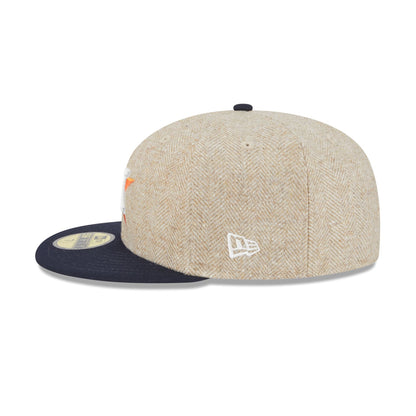 Houston Astros Herringbone Moon 59FIFTY Fitted Hat
