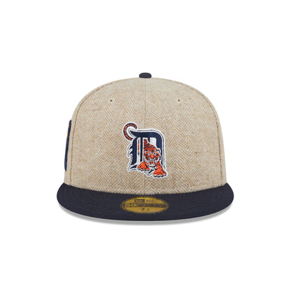 Detroit Tigers Herringbone Moon 59FIFTY Fitted Hat