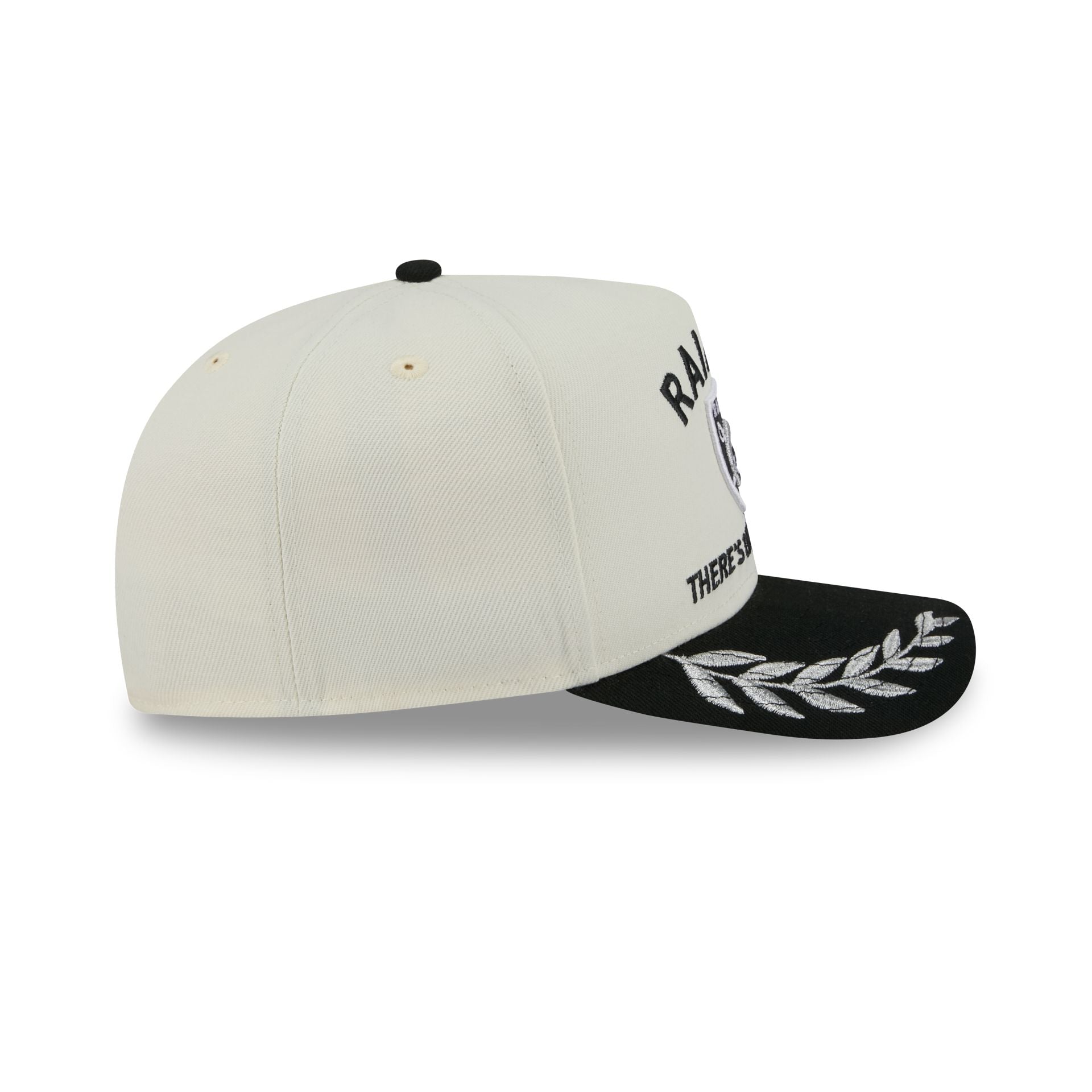 Las Vegas Raiders 2025 Draft Chrome White 59FIFTY A-Frame Fitted Hat