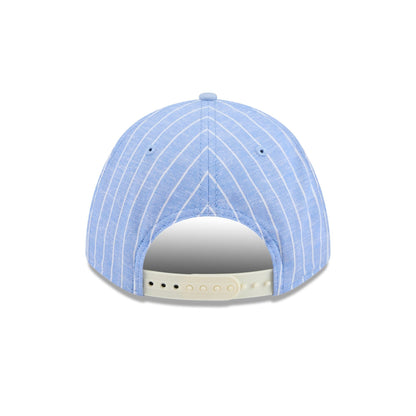 Houston Astros Pinstripe Linen 9FORTY M-Crown A-Frame Snapback Hat