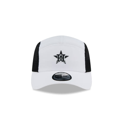 Houston Astros White Poly Runner Adjustable Hat