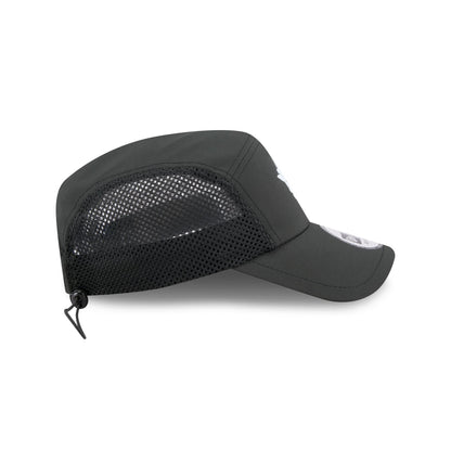 Houston Astros Black Poly Runner Adjustable Hat