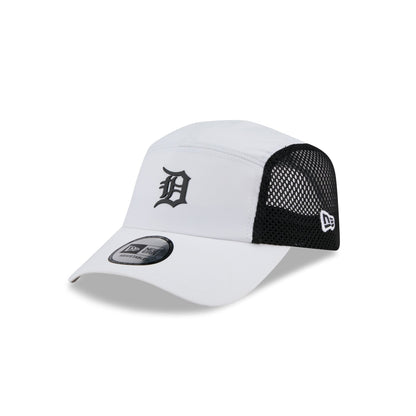 Detroit Tigers White Poly Runner Adjustable Hat