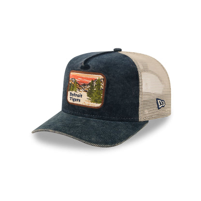 Detroit Tigers Vintage Landscape 9FIFTY A-Frame Trucker Hat