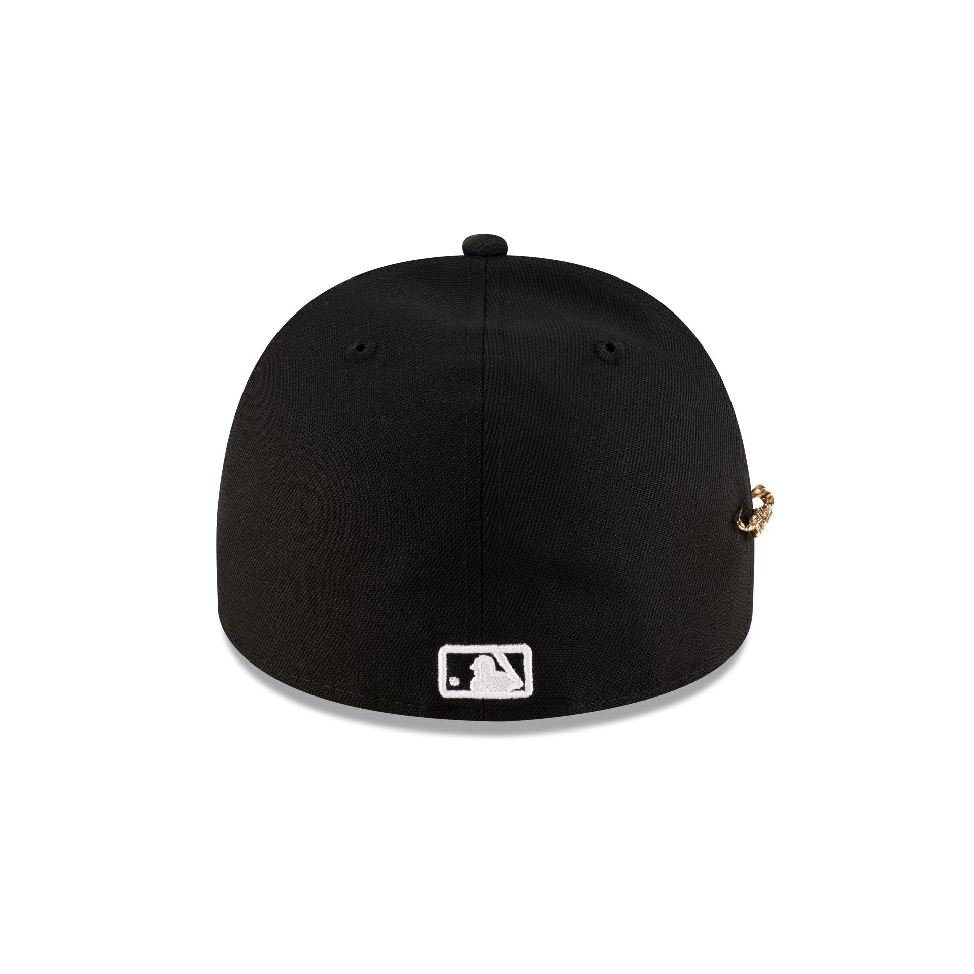 Athletics Black Script Safety Pin 59FIFTY A-Frame Fitted Hat