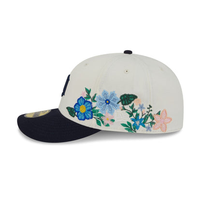 Detroit Tigers Tonal Florals White 59FIFTY Fitted Hat