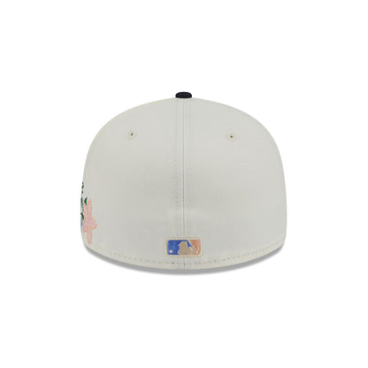 Detroit Tigers Tonal Florals White 59FIFTY Fitted Hat