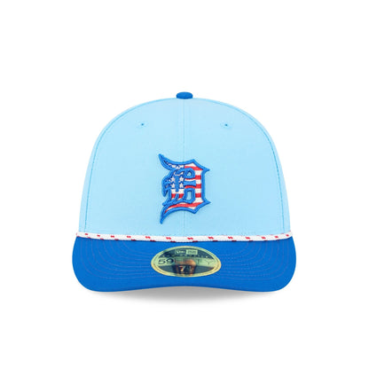 Detroit Tigers Independence Day 2025 Low Profile 59FIFTY Fitted Hat