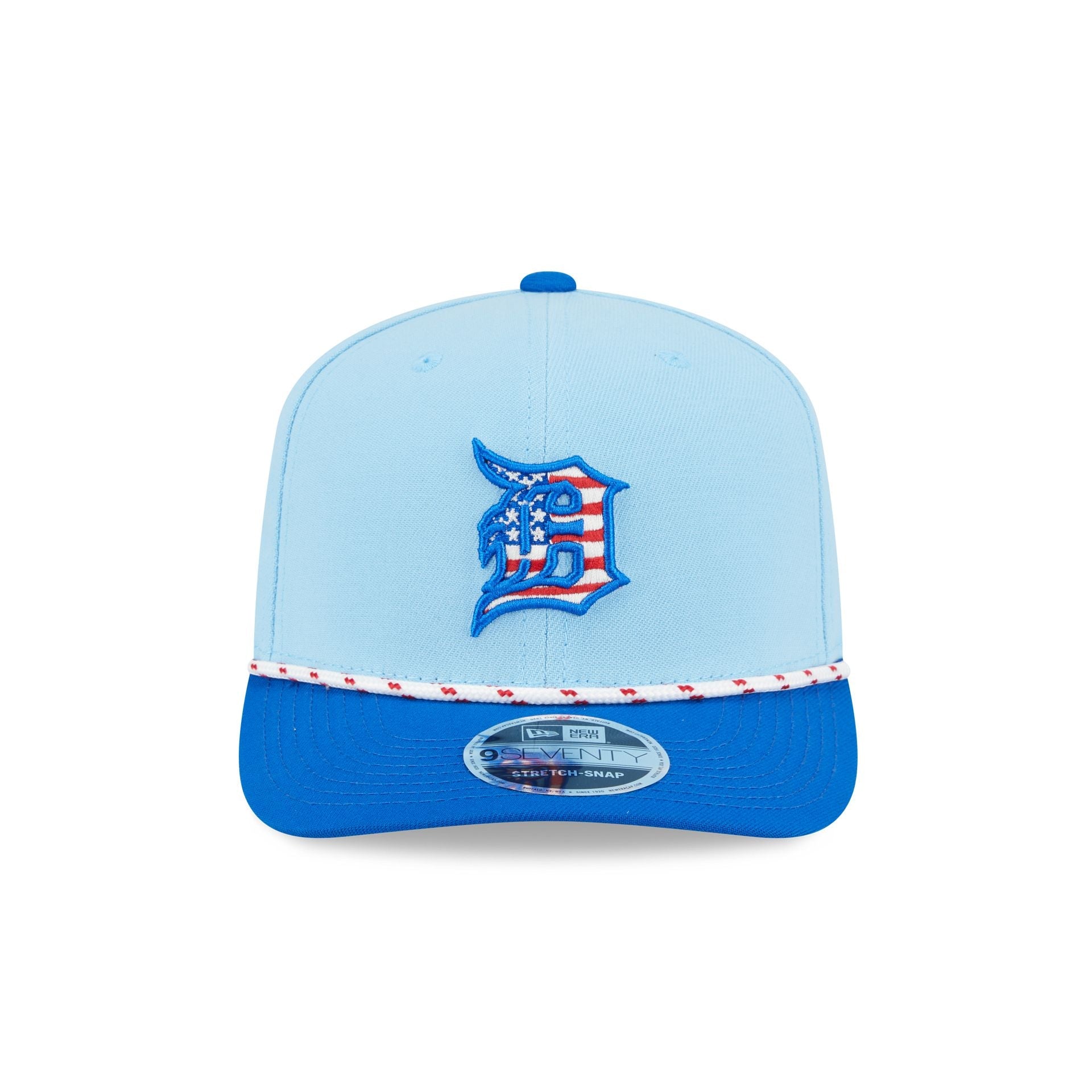 Detroit Tigers Independence Day 2025 9SEVENTY Stretch-Snap Hat