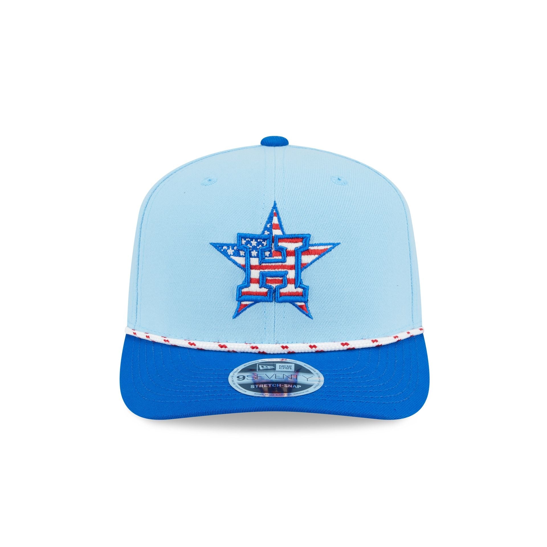 Houston Astros Independence Day 2025 9SEVENTY Stretch-Snap Hat