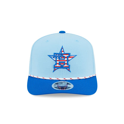 Houston Astros Independence Day 2025 9SEVENTY Stretch-Snap Hat