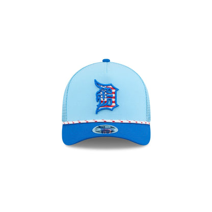 Detroit Tigers Independence Day 2025 Kids 9FORTY M-Crown A-Frame Trucker Hat
