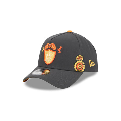 Las Vegas Raiders Day of the Dead Graphite 9FORTY A-Frame Snapback Hat