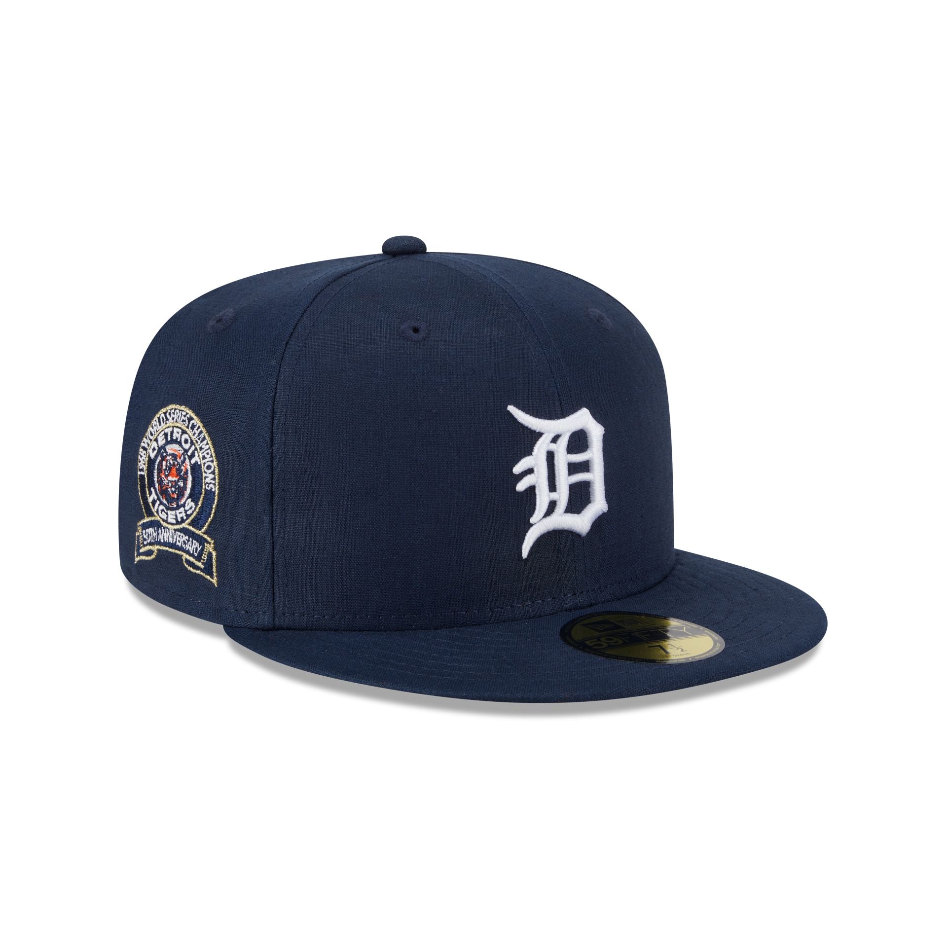 Team Linen Detroit Tigers 59FIFTY Fitted Hat