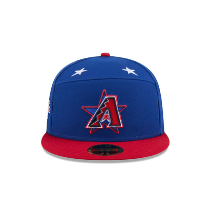 Arizona Diamondbacks 2025 All-Star Game Workout Split Panel 59FIFTY Fitted Hat