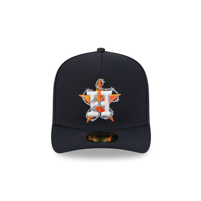Houston Astros Barbed Wire 59FIFTY A-Frame Fitted Hat