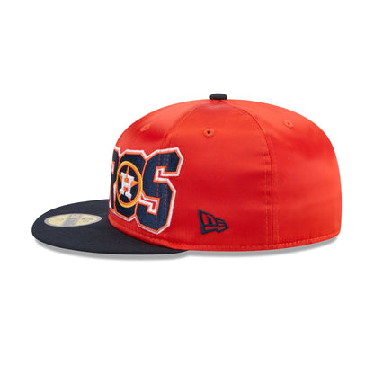Houston Astros Bold Satin 59FIFTY Fitted Hat