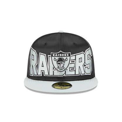 Las Vegas Raiders Bold Satin 59FIFTY Fitted Hat