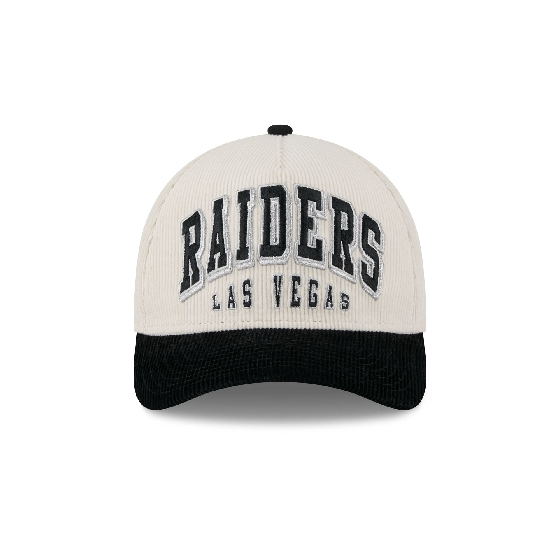Las Vegas Raiders Stacked Corduroy 9FORTY M-Crown A-Frame Snapback Hat