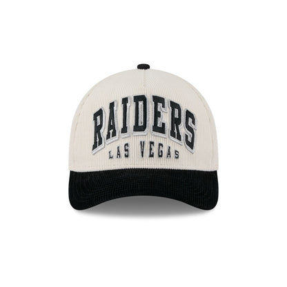 Las Vegas Raiders Stacked Corduroy 9FORTY M-Crown A-Frame Snapback Hat