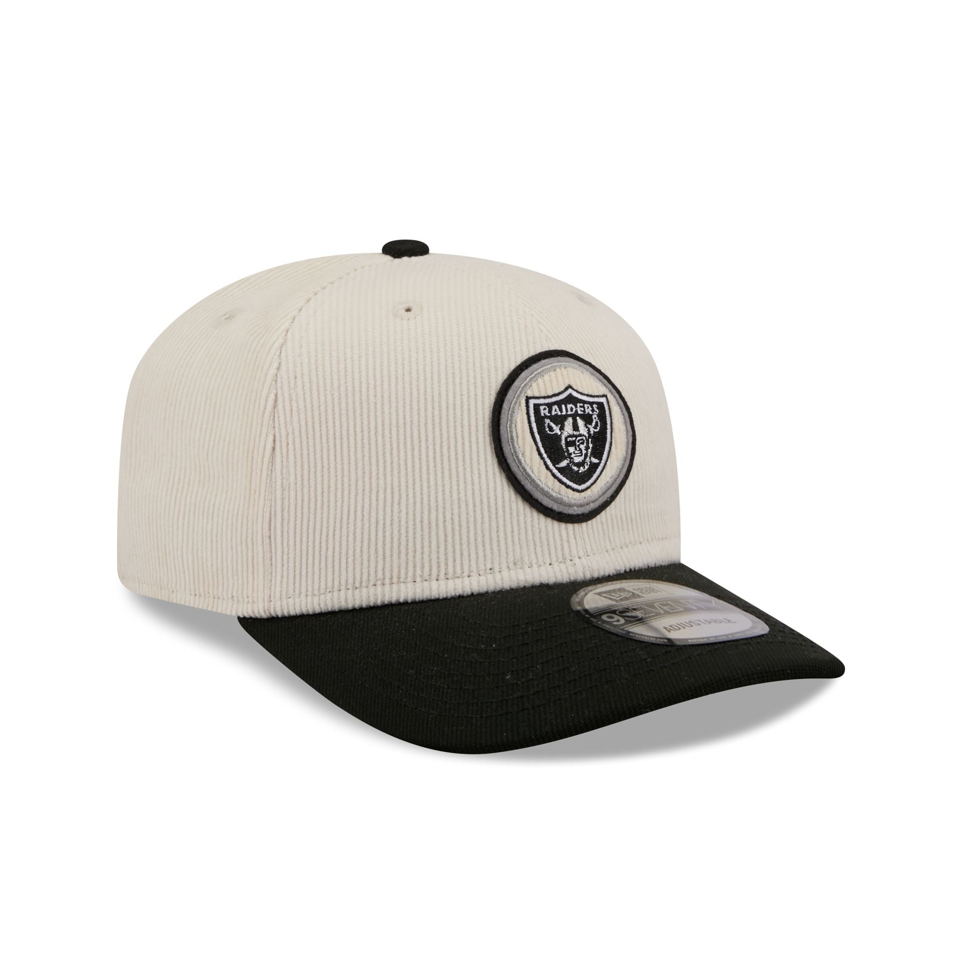 Las Vegas Raiders Loyal Corduroy 9SEVENTY Stretch-Snap Hat