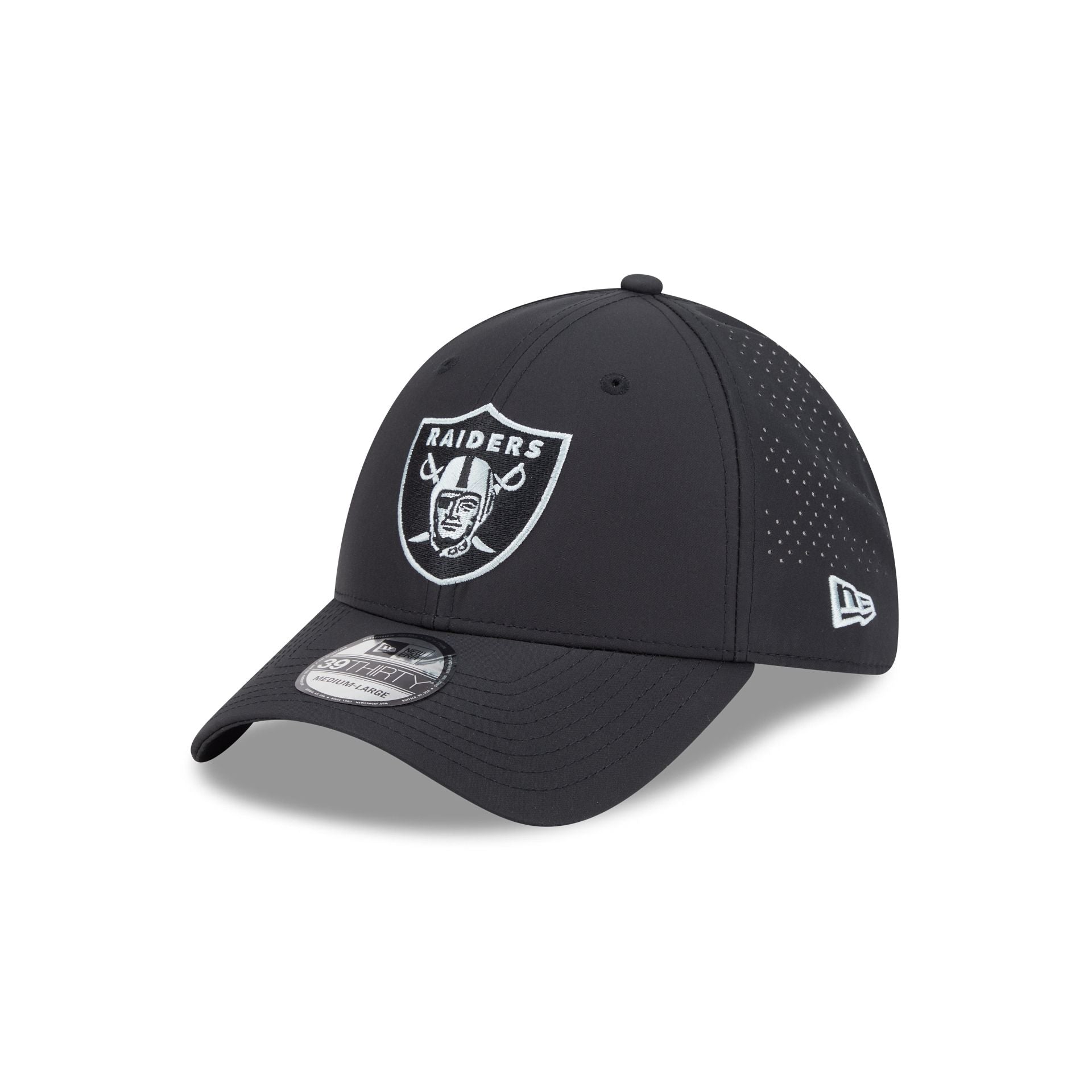 Las Vegas Raiders Night 39THIRTY Stretch Fit Hat