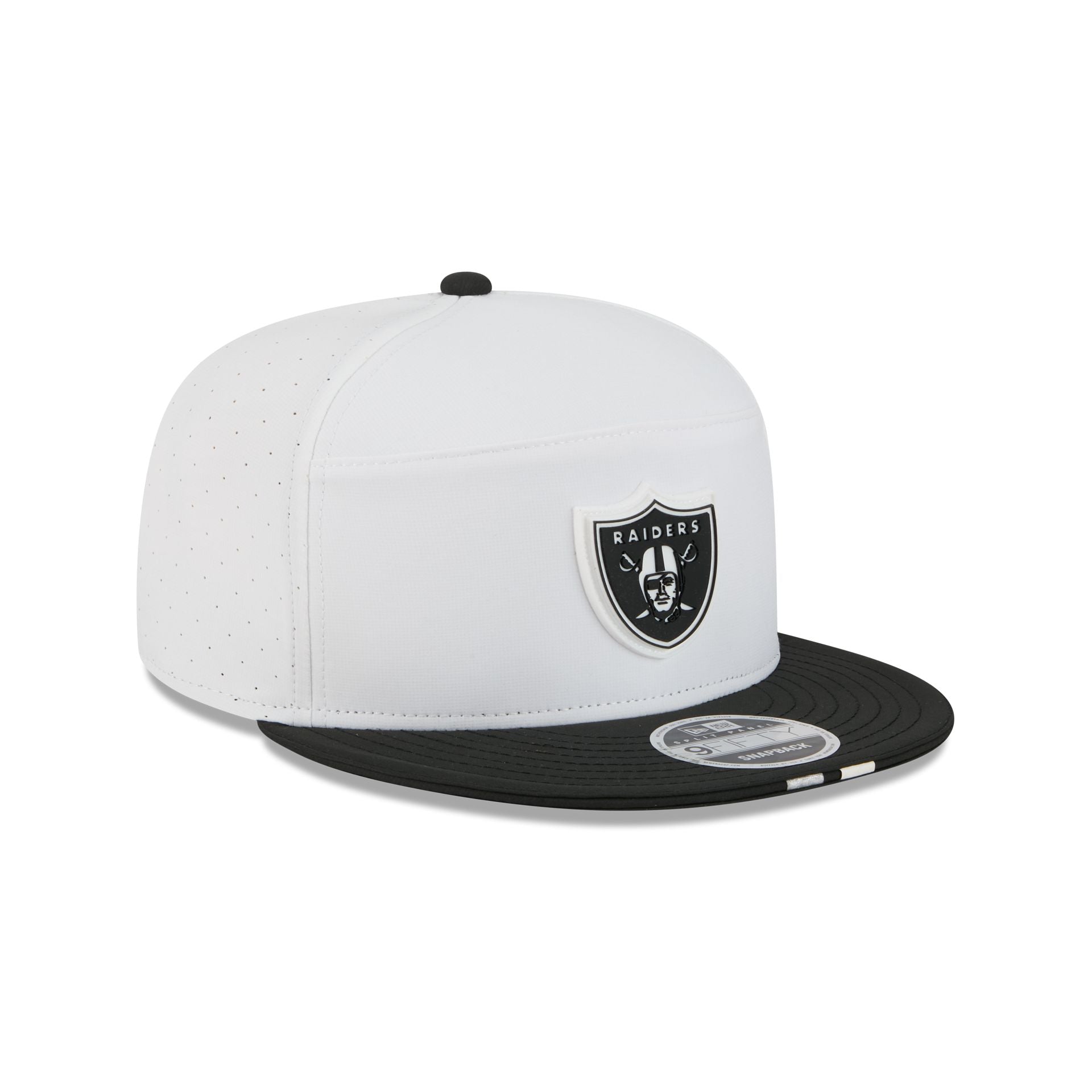 Las Vegas Raiders 2025 Training Split Panel 9FIFTY Snapback Hat