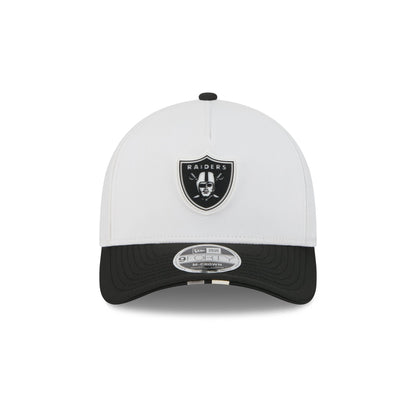Las Vegas Raiders 2025 Training 9FORTY M-Crown A-Frame Snapback Hat