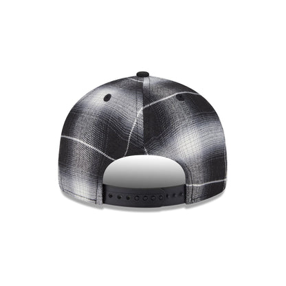 Detroit Tigers Black and White Plaid Retro Crown 9FIFTY Snapback Hat